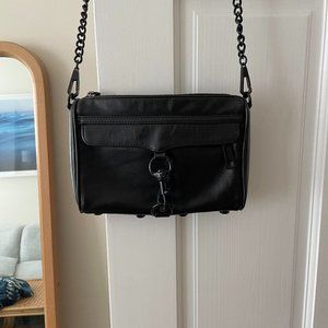 Rebecca Minkoff Cross Body Bag - Black chain